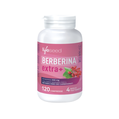 Berberina Extra+: integratore per colesterolo e glicemia con 500mg di Berberina e Cardo Mariano - 120 compresse - ScegliNatura
