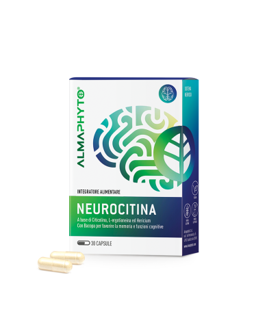 Neurocitina30: integratore per memoria e concentrazione con Citicolina e Hericium - Sceglinatura