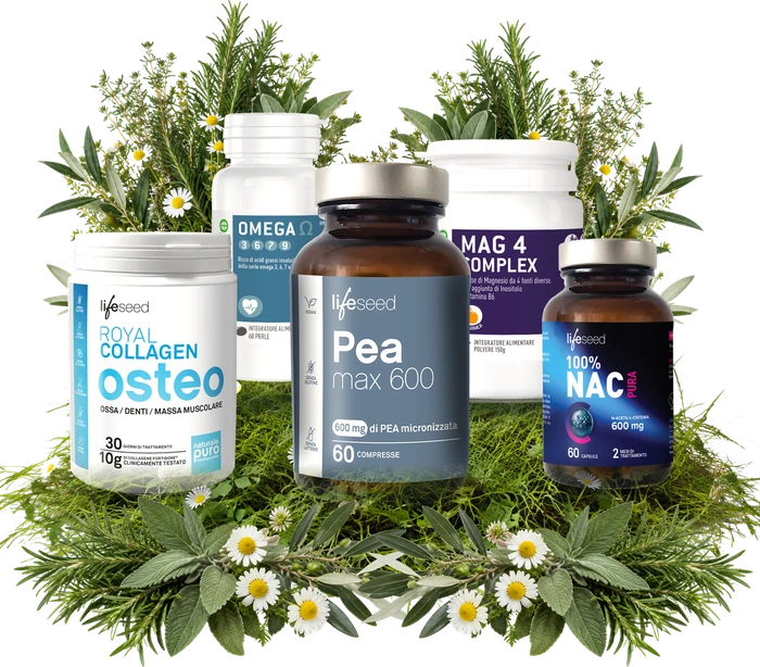 Integratori Lifeseed e Almaphyto tra erbe officinali