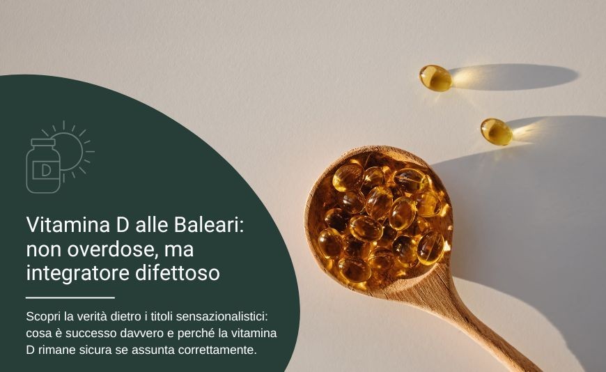 Vitamina D alle Baleari: integratore difettoso, non overdose collettiva — la verità spiegata Vitamina D alle Baleari: integratore difettoso, non overdose collettiva — la verità spiegata